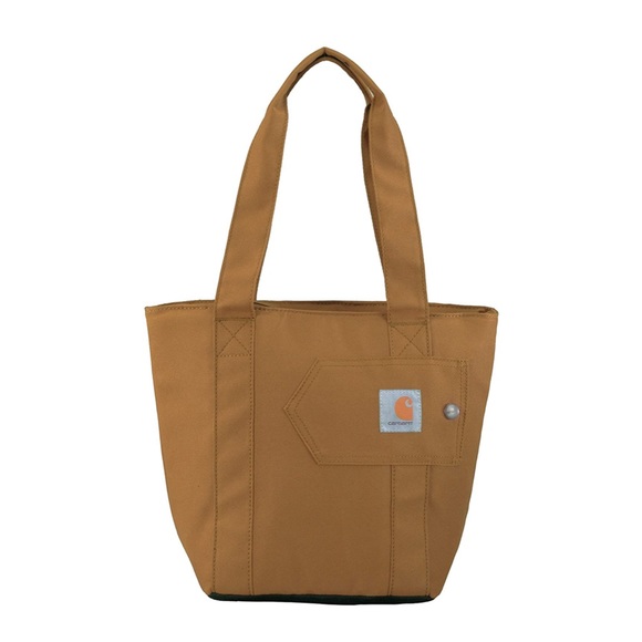New with Tags Carhartt Women's Insulated Lunch Cooler Tote Bag, Carhartt Brown - Picture 3 of 3